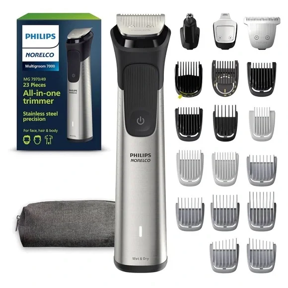 Multigroom 7000 All-in-One Trimmer - Silver and Black - Picture 1 of 1